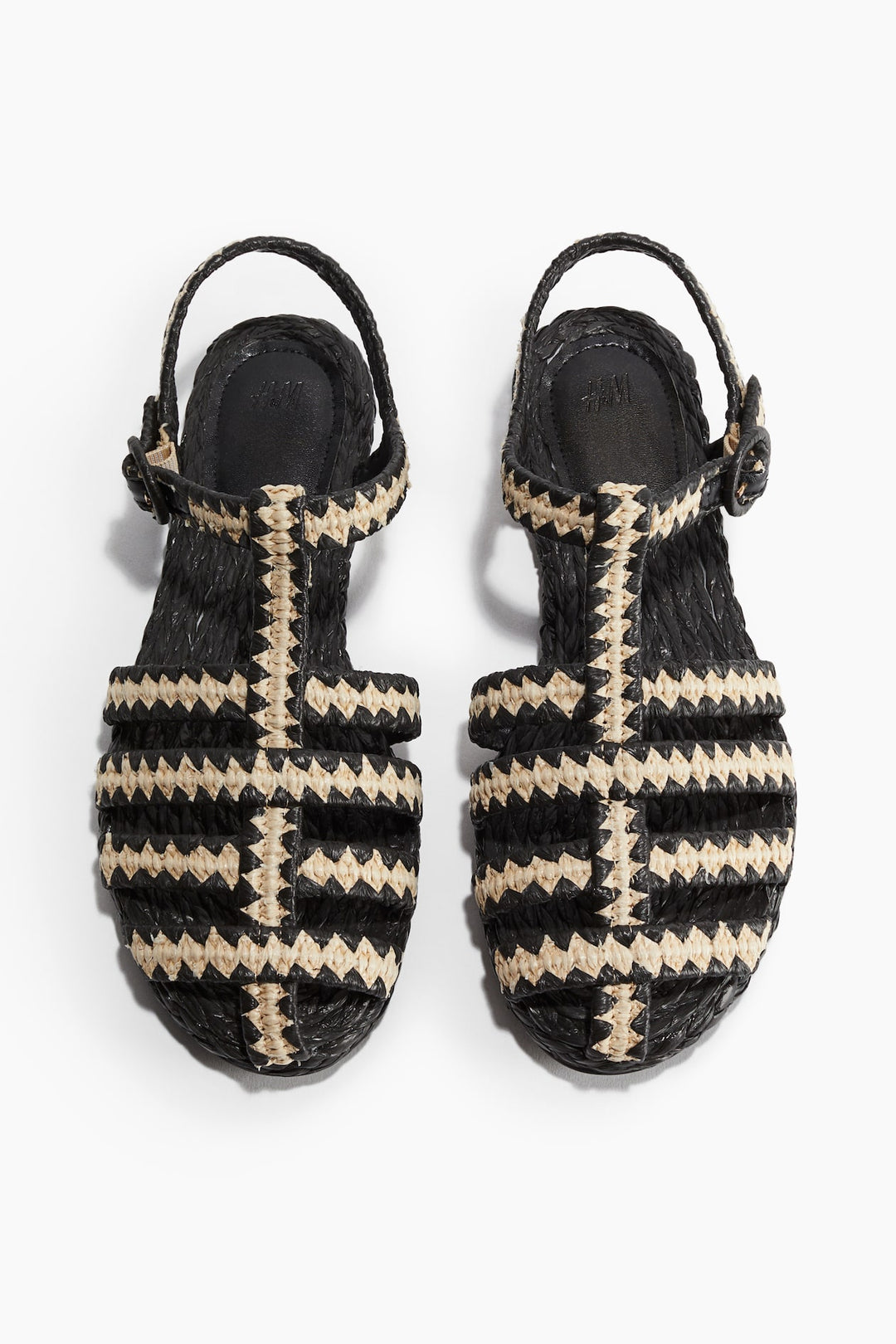 H&M Straw Fisherman Sandals