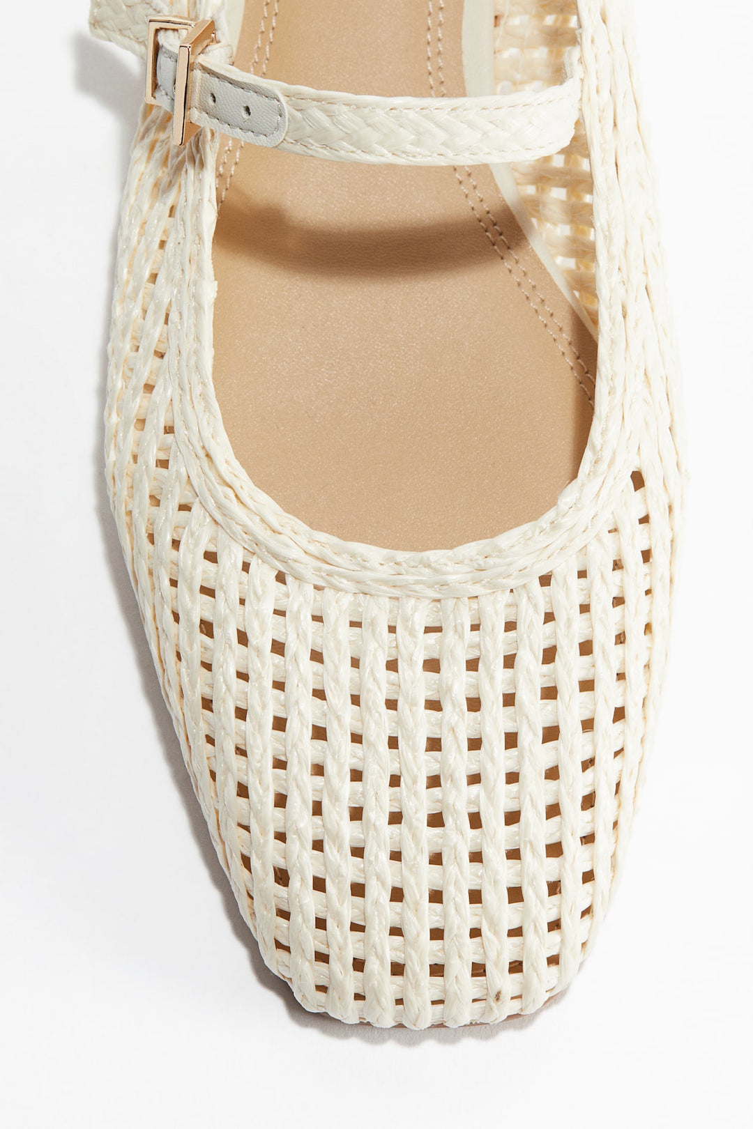 H&M Straw Mary Janes