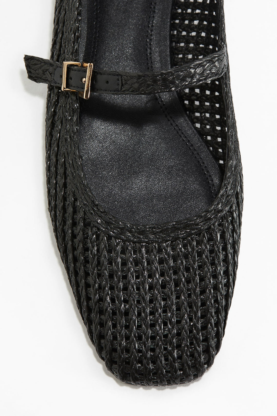 H&M Straw Mary Janes