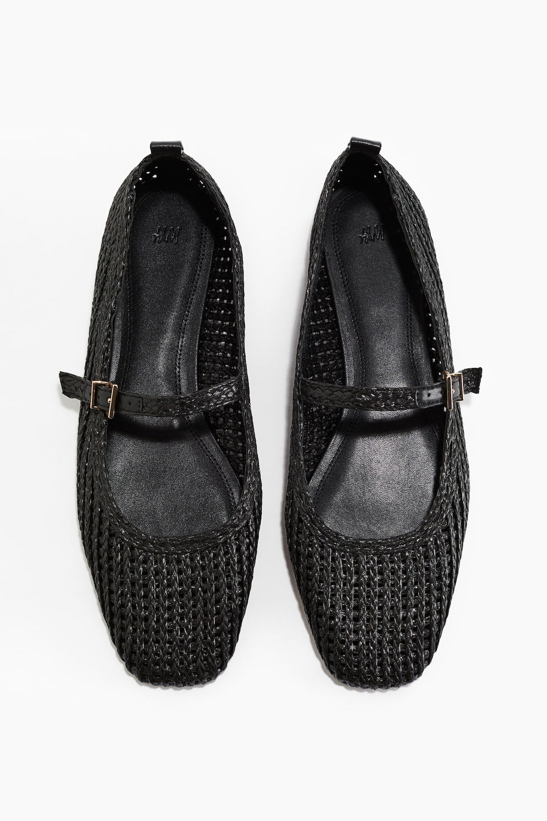 H&M Straw Mary Janes