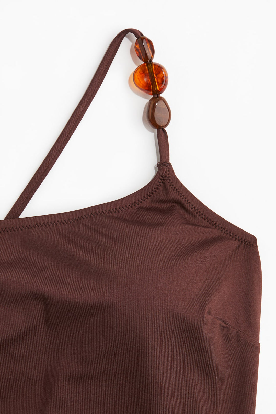 H&M Padded-Cup One-Shoulder Swimsuit