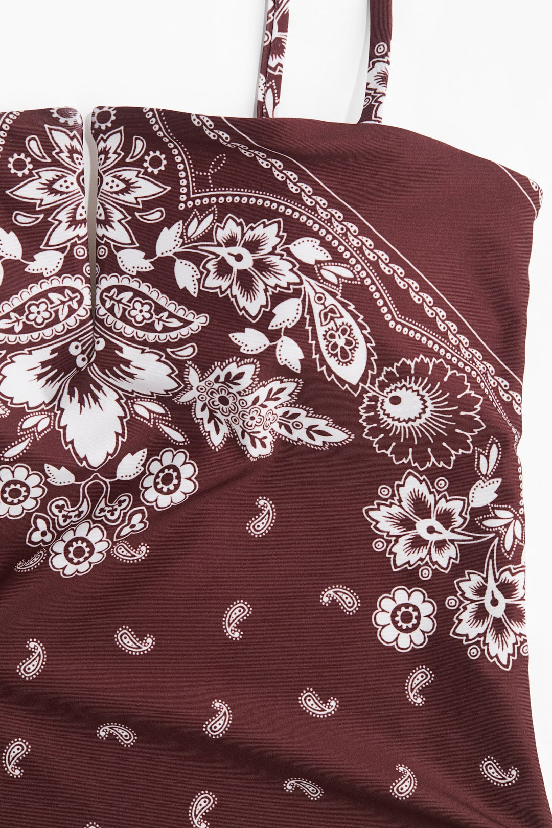 H&M Padded-Cup High-Leg Swimsuit