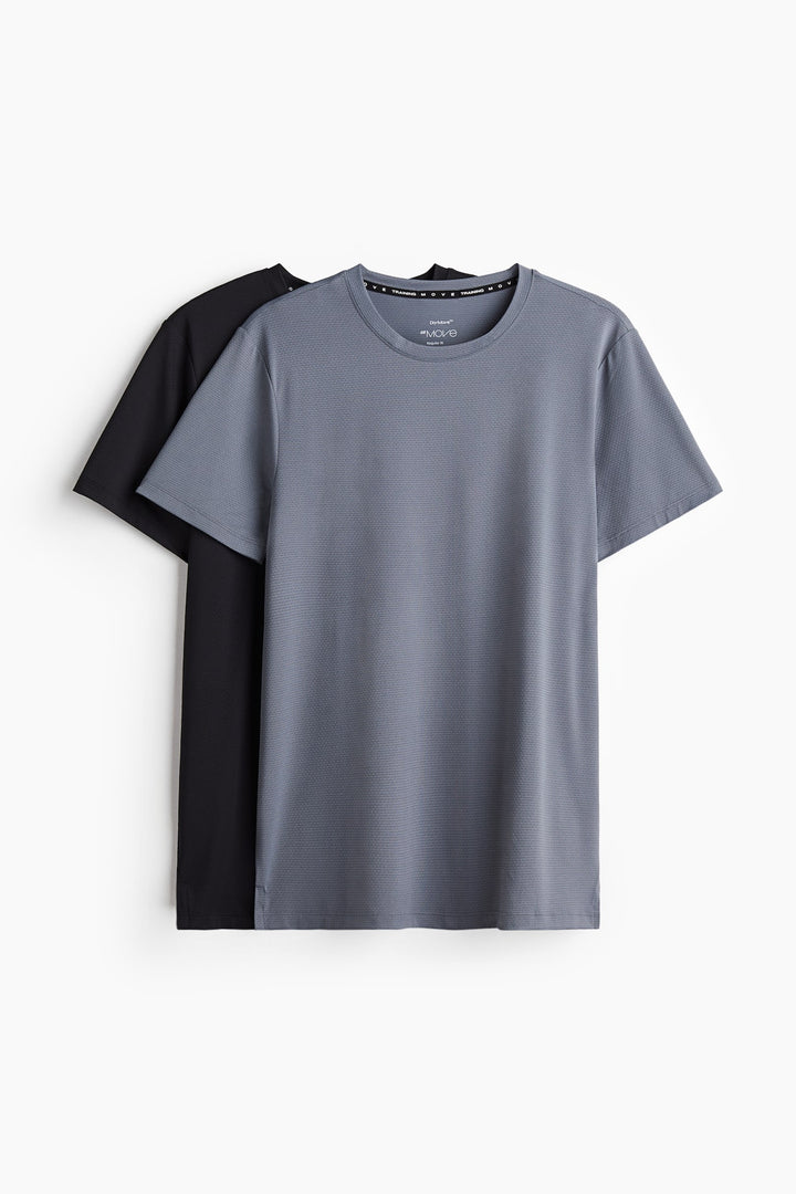 H&M 2-Pack Sports T-Shirts with DryMove™