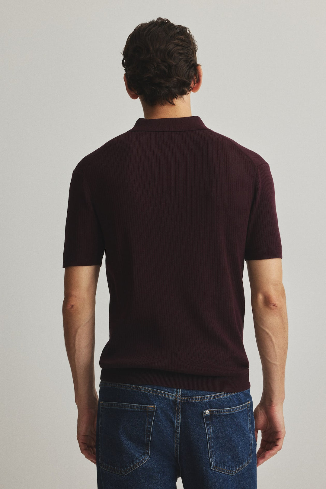 H&M Slim Fit Zip-top polo shirt