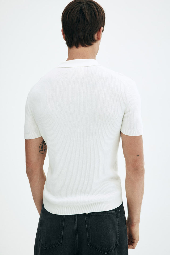 H&M Slim Fit Zip-top polo shirt
