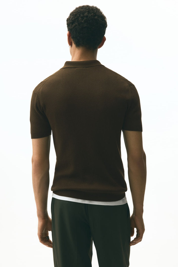 H&M Slim Fit Zip-top polo shirt