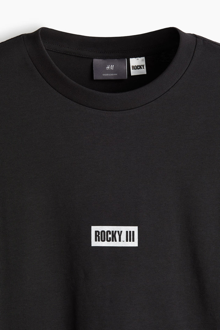 H&M Oversized-Fit Printed T-Shirt