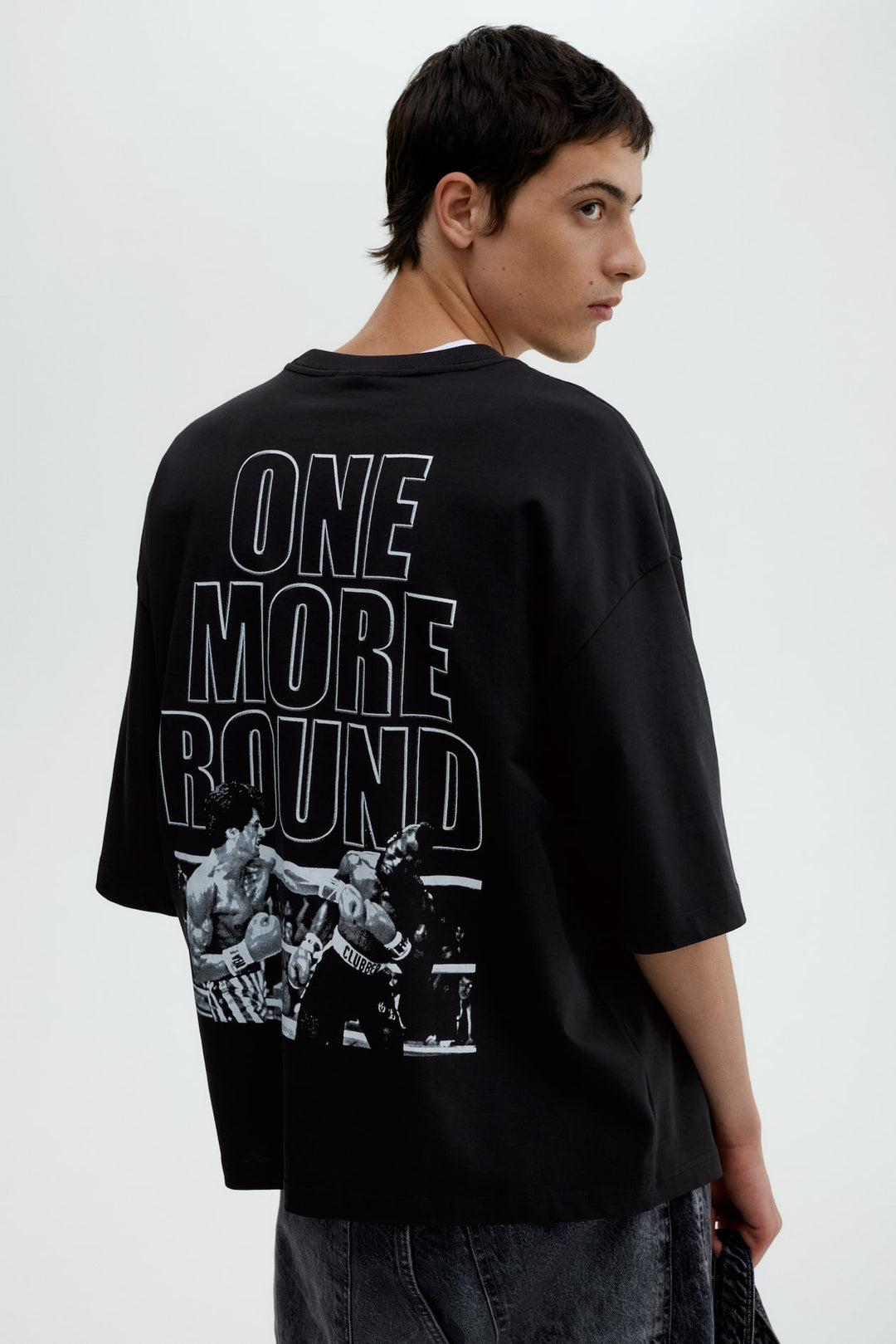 H&M Oversized-Fit Printed T-Shirt