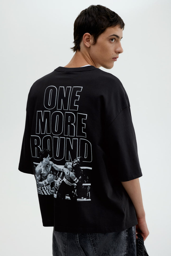 H&M Oversized-Fit Printed T-Shirt