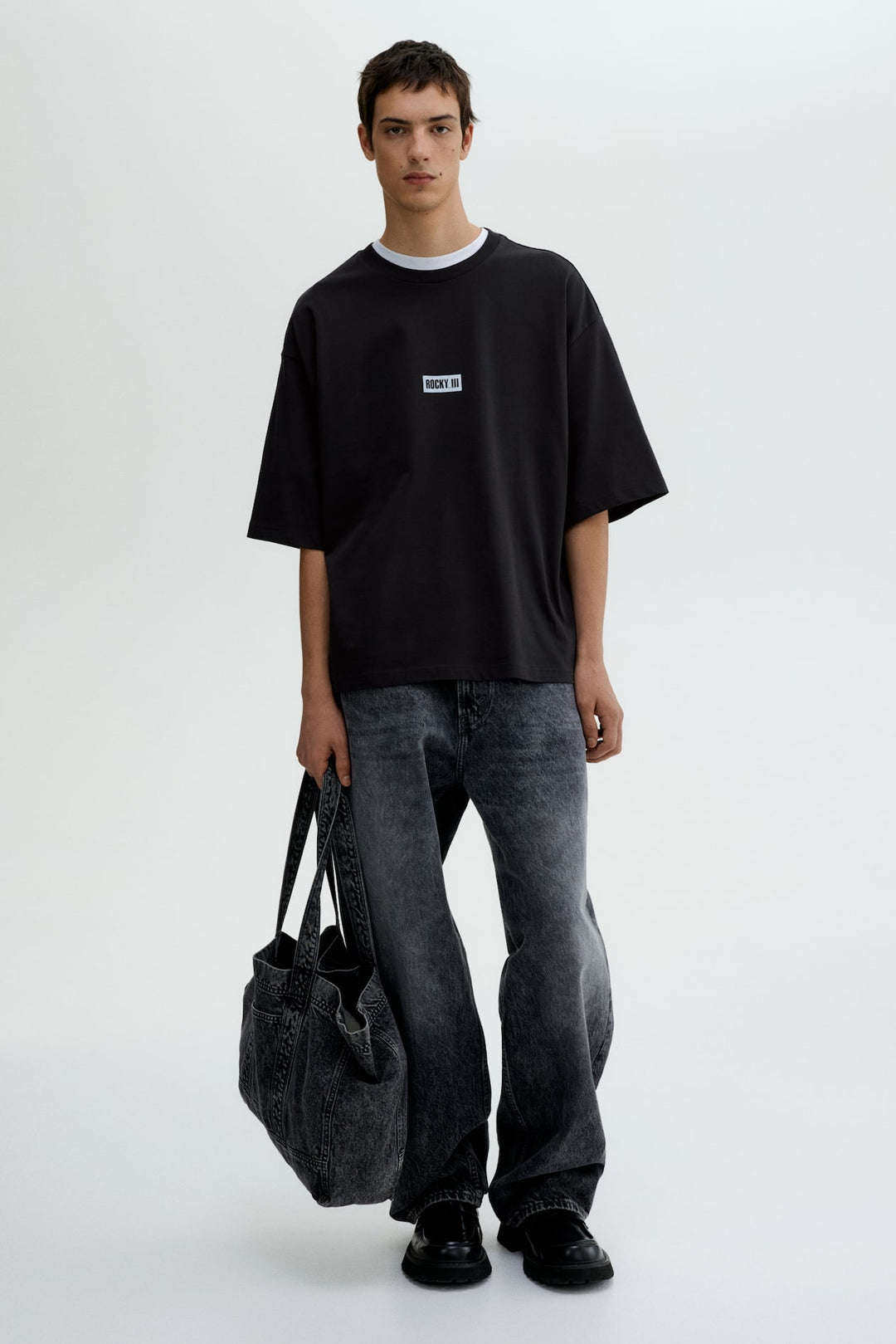 H&M Oversized-Fit Printed T-Shirt