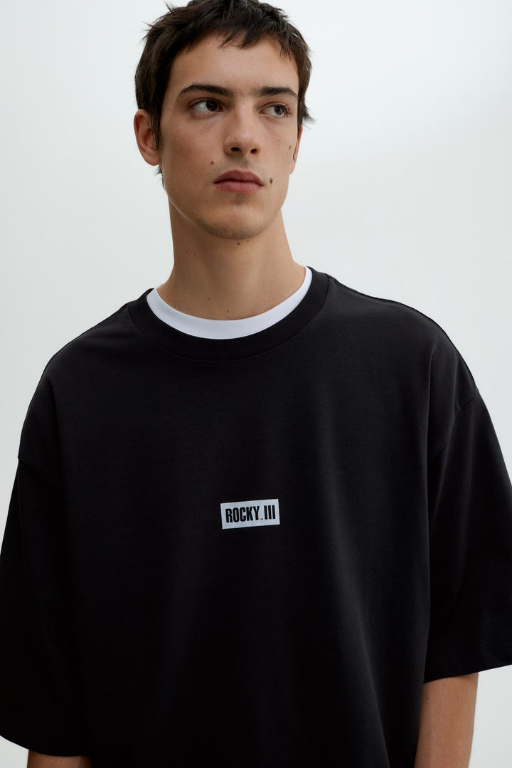 H&M Oversized-Fit Printed T-Shirt