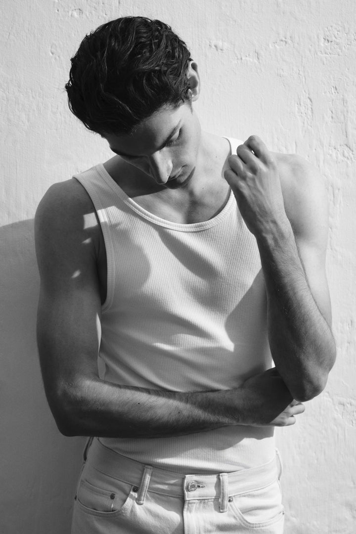 H&M Slim-Fit Ribbed Tank Top