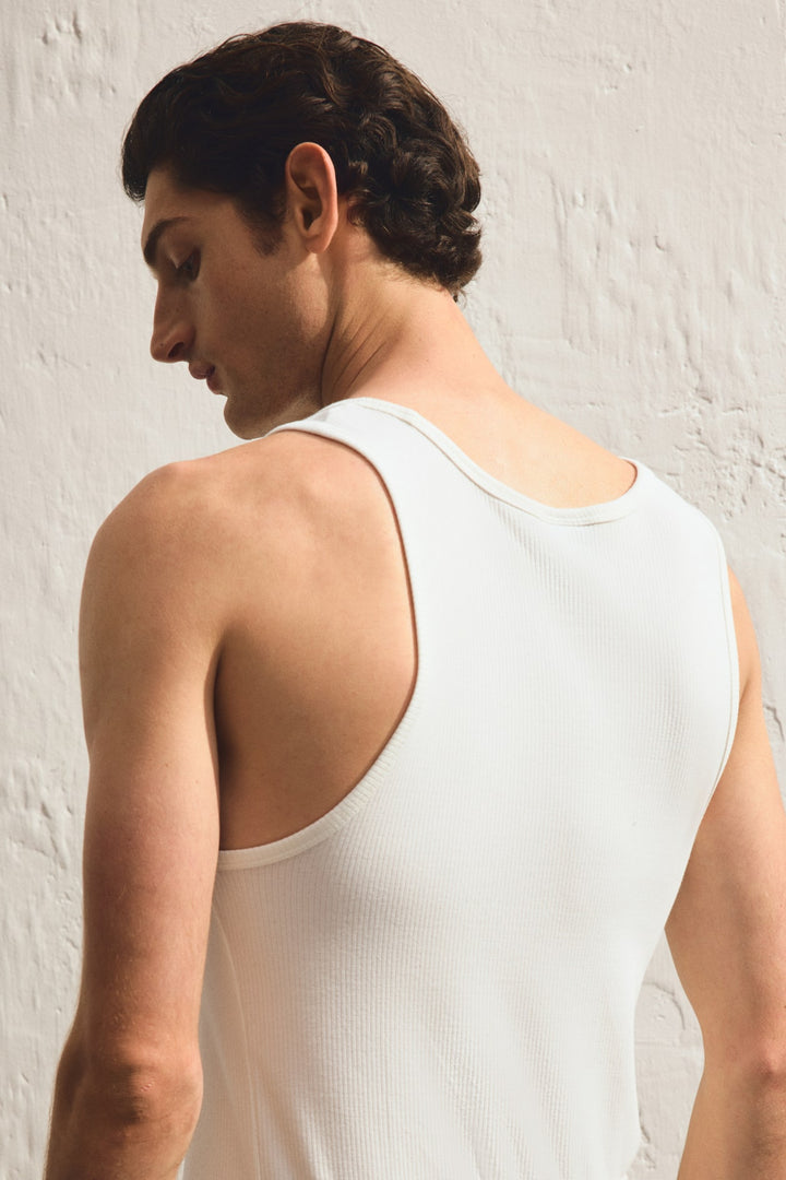 H&M Slim-Fit Ribbed Tank Top