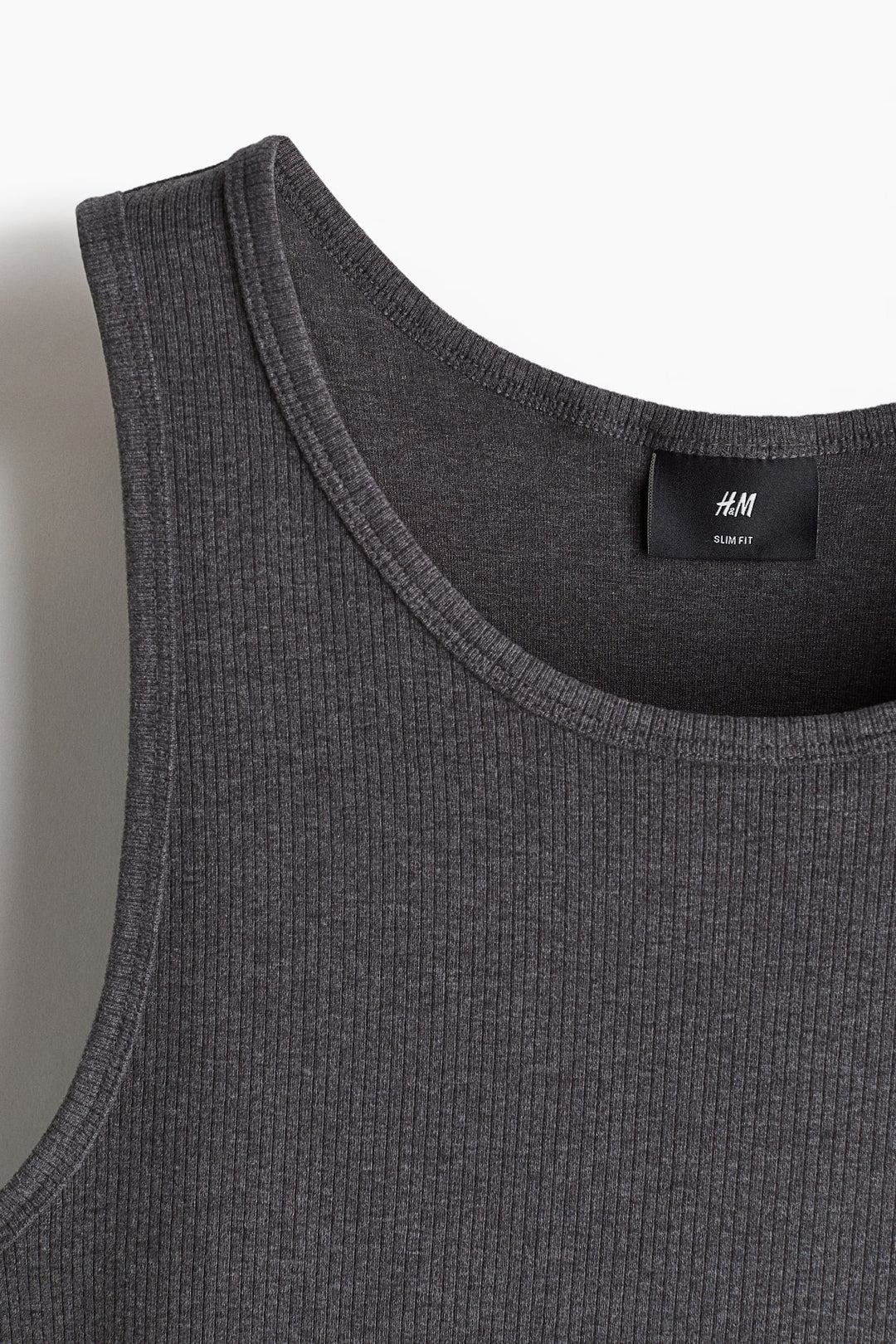 H&M Slim-Fit Ribbed Tank Top