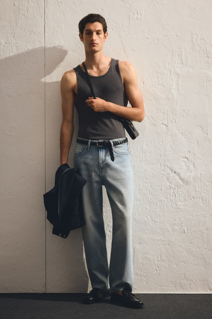 H&M Slim-Fit Ribbed Tank Top