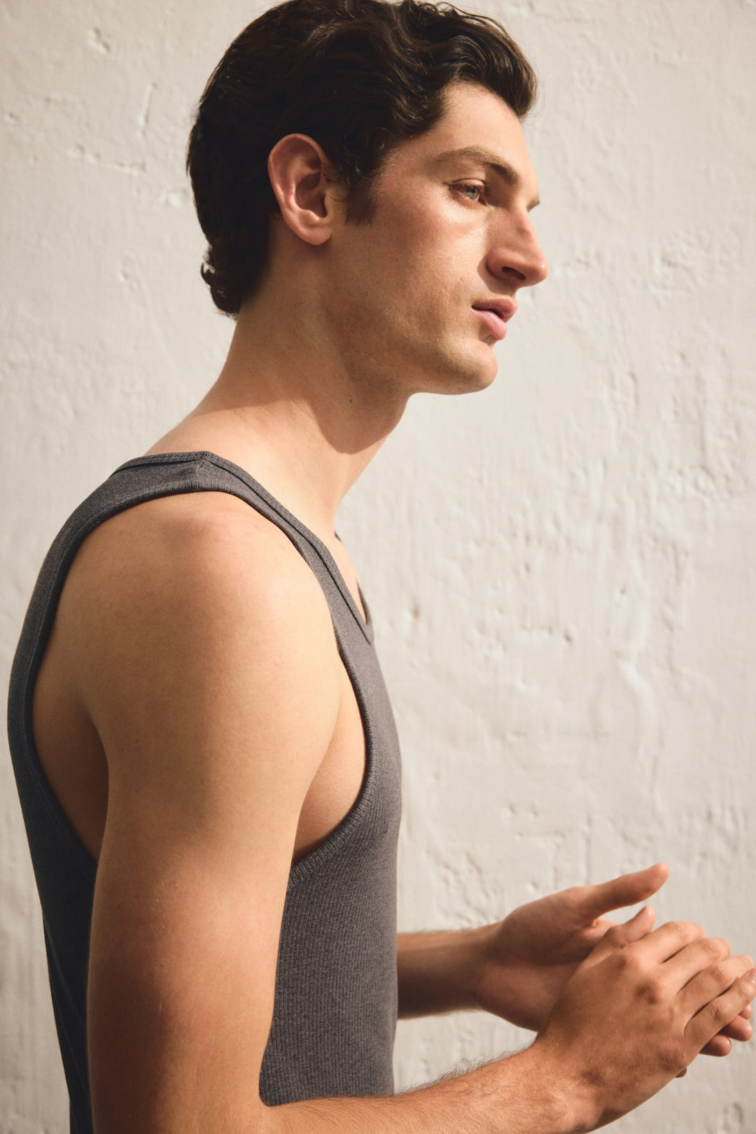 H&M Slim-Fit Ribbed Tank Top