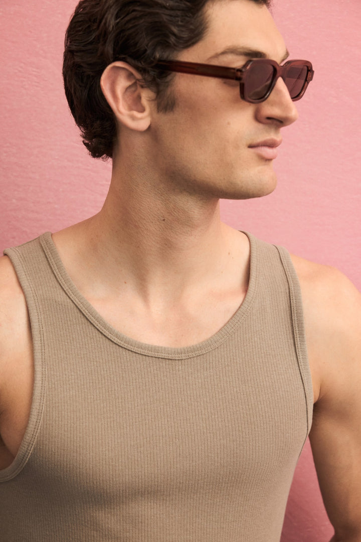 H&M Slim-Fit Ribbed Tank Top