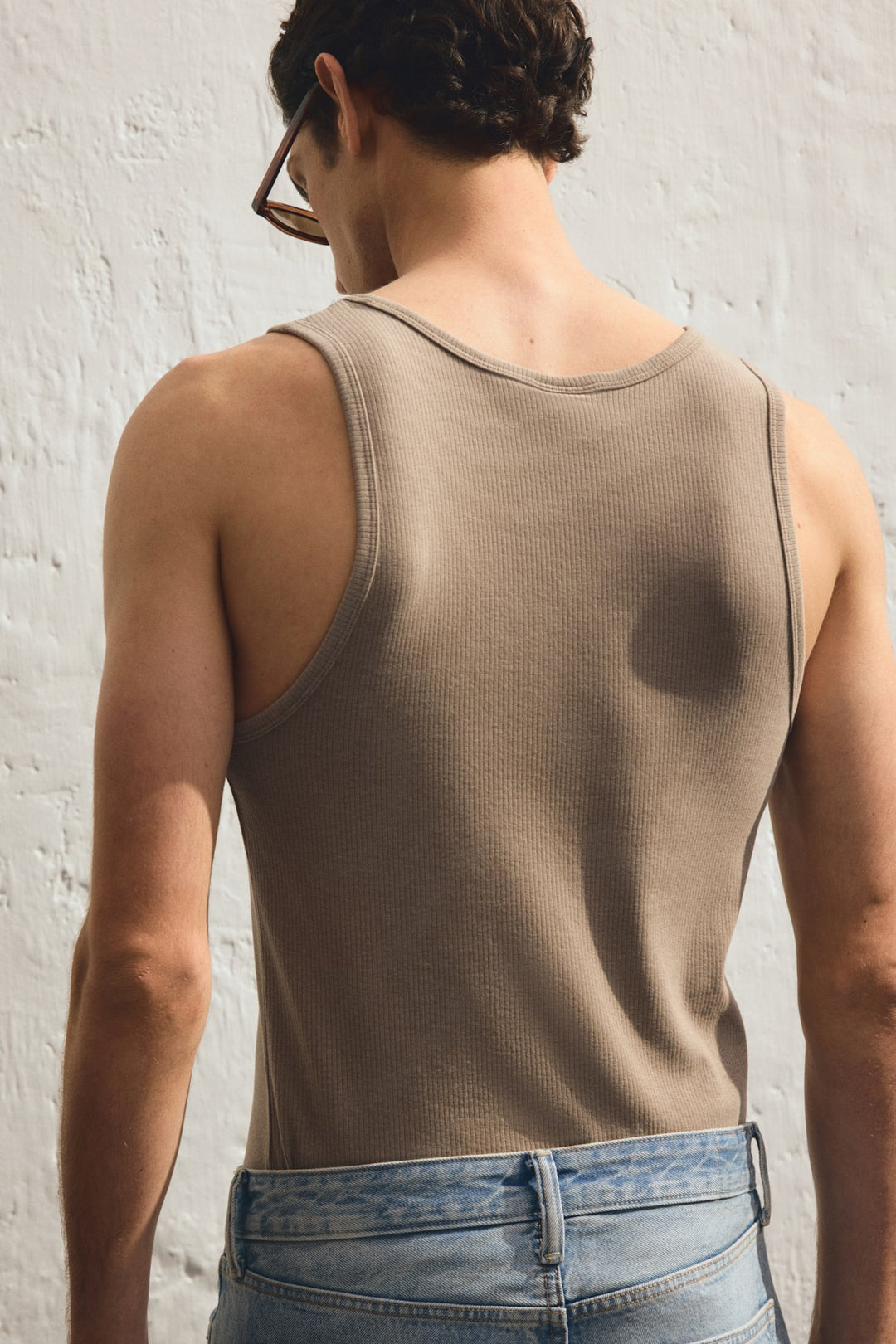 H&M Slim-Fit Ribbed Tank Top