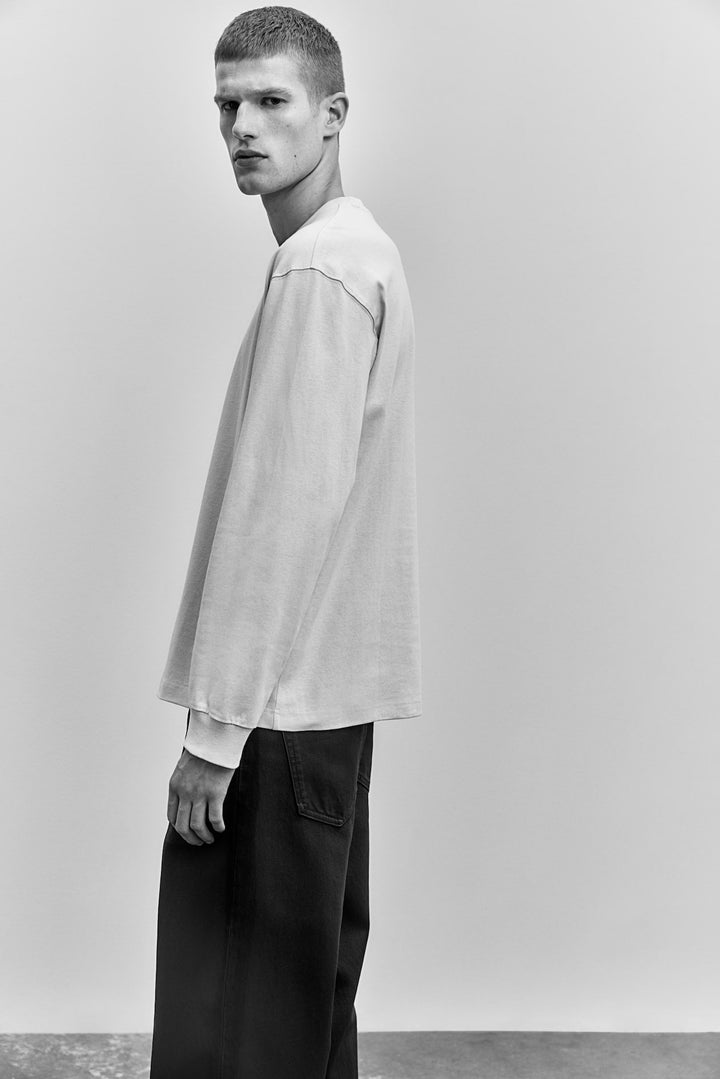 H&M Loose-Fit Long-Sleeved Jersey Shirt