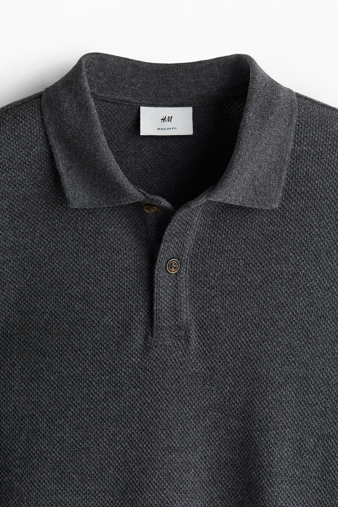 H&M Regular Fit Piqué Polo Shirt
