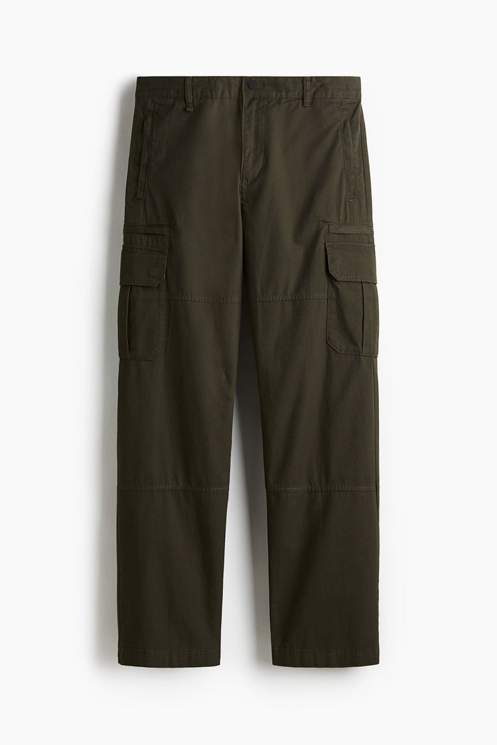 H&M Regular-Fit Twill Cargo Pants