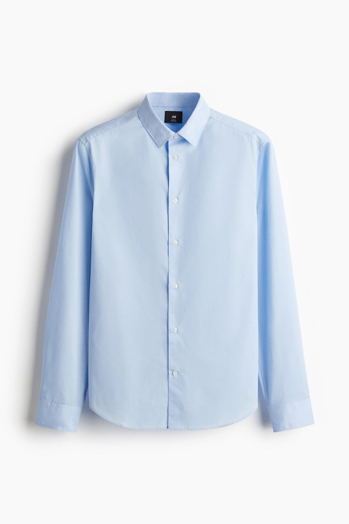 H&M 2-Pack Slim-Fit Easy-Iron Shirts