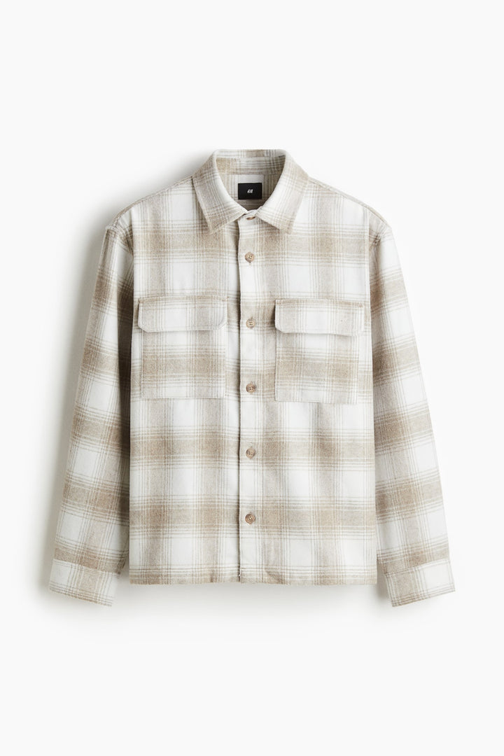 H&M Regular-Fit Flannel Overshirt