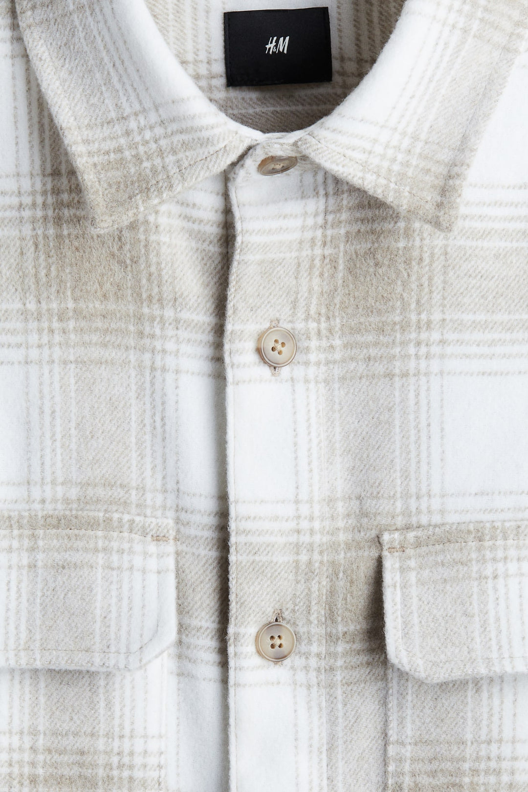 H&M Regular-Fit Flannel Overshirt