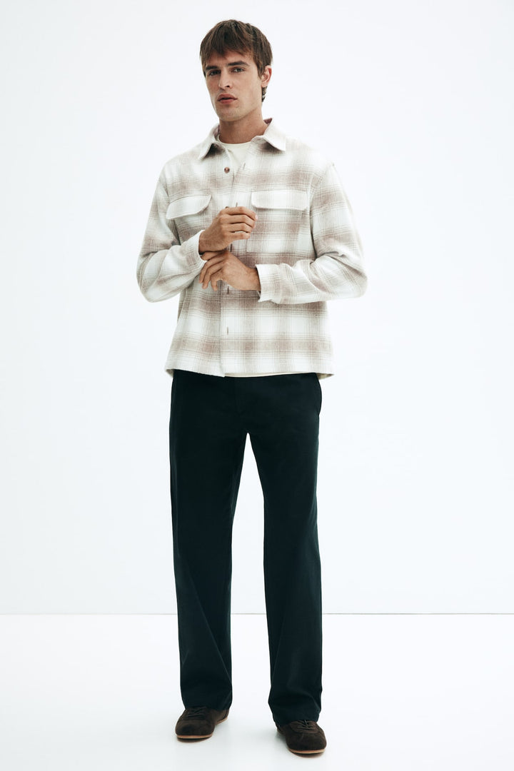 H&M Regular-Fit Flannel Overshirt