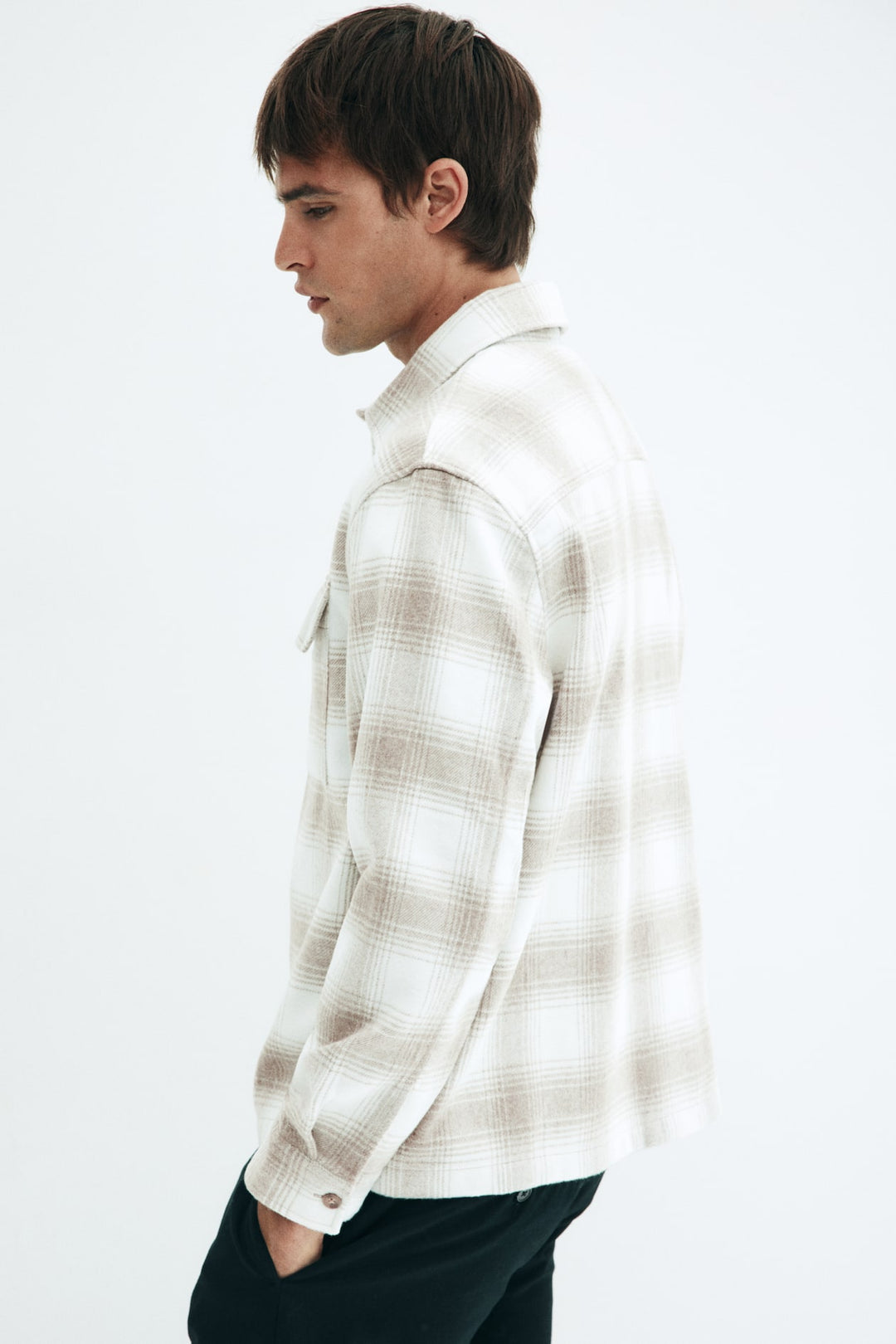 H&M Regular-Fit Flannel Overshirt