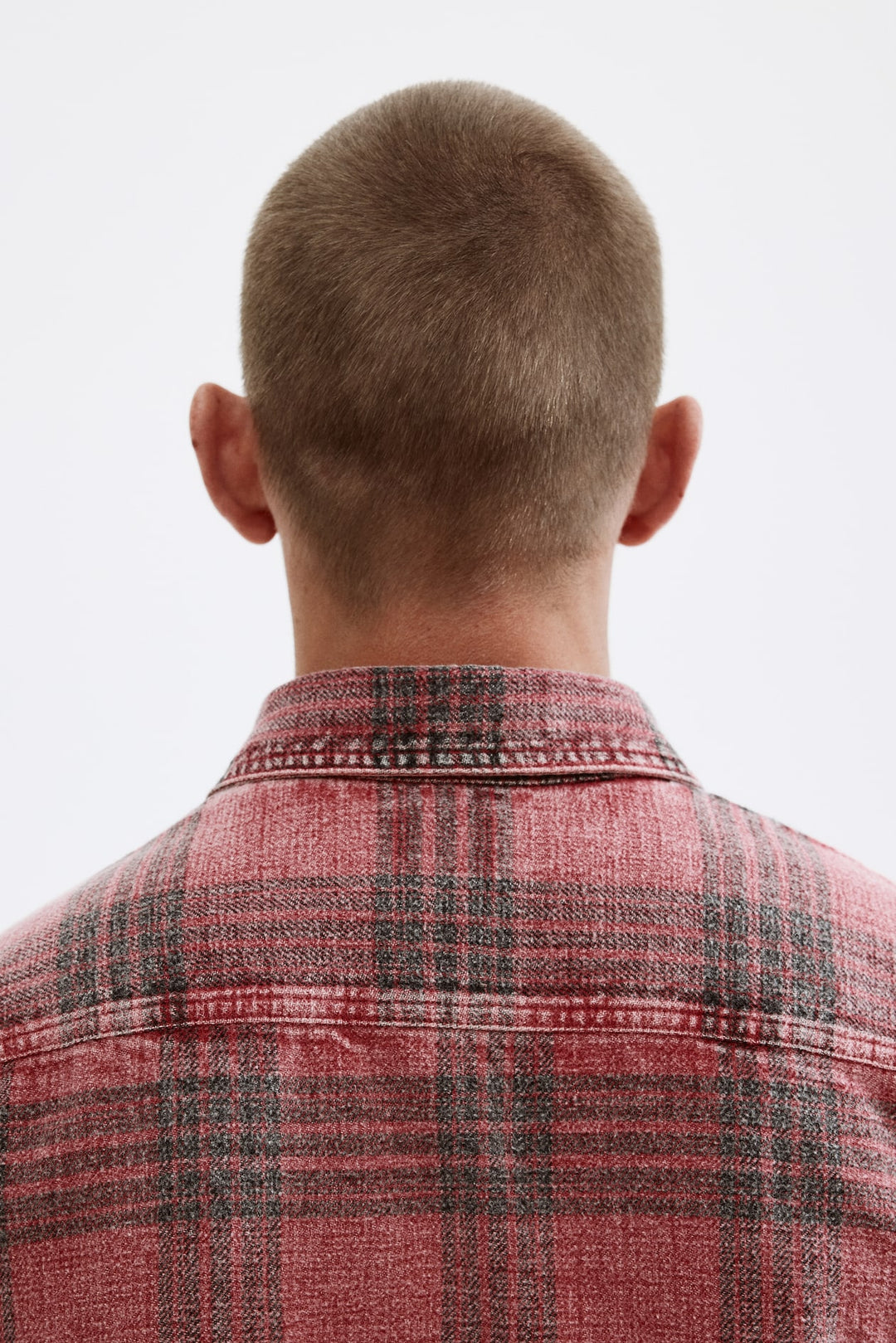 H&M Loose-Fit Washed Flannel Shirt