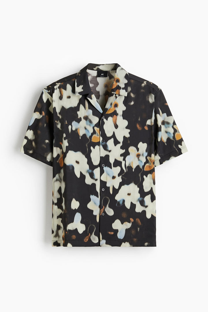 H&M Regular-Fit Patterned Resort Shirt