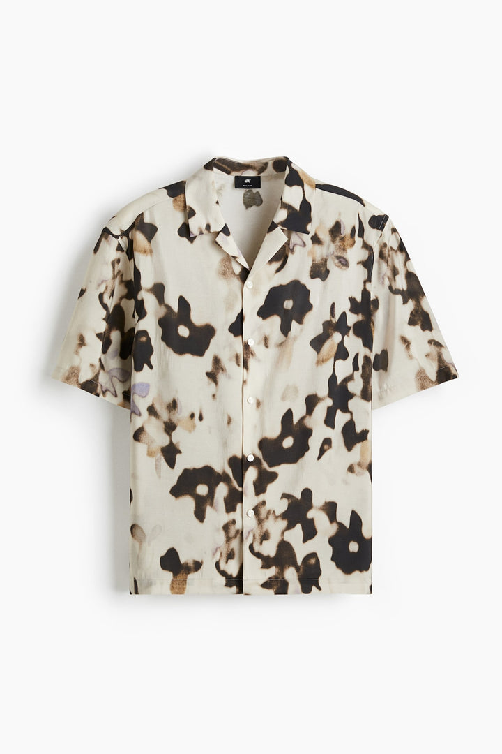 H&M Regular-Fit Patterned Resort Shirt