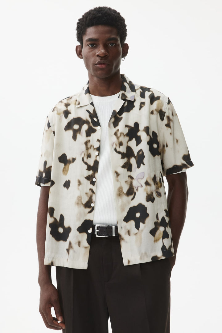 H&M Regular-Fit Patterned Resort Shirt