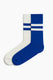 White/blue striped