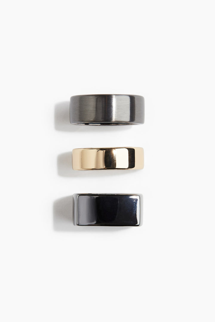 H&M 3-pack Rings