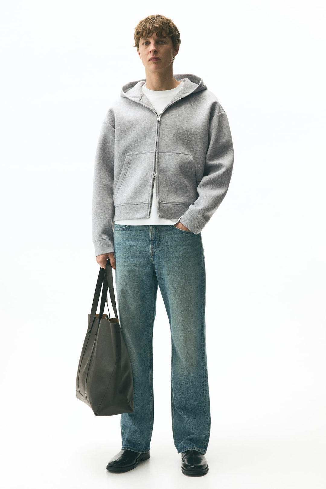 H&M Loose-Fit Hooded Jacket