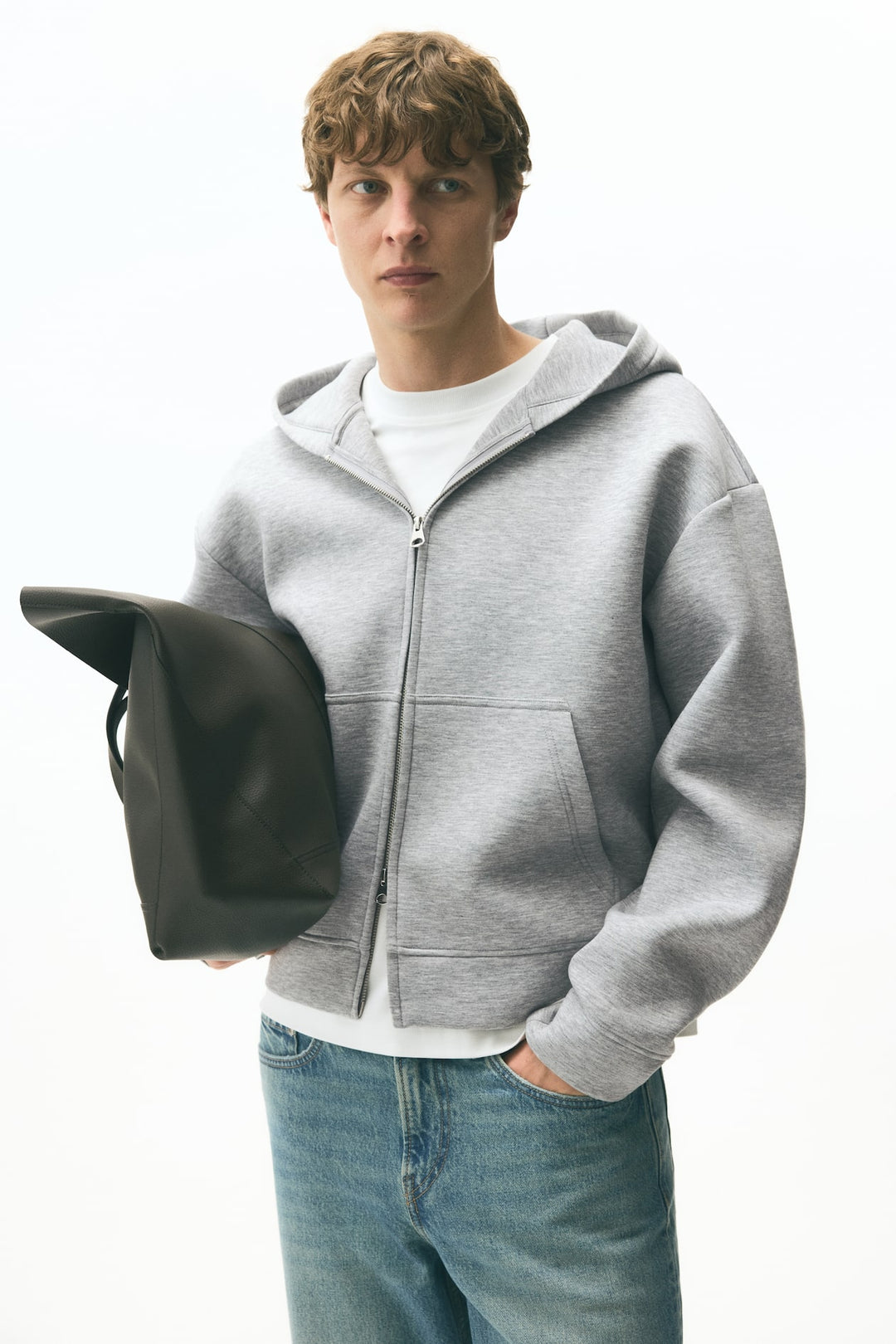 H&M Loose-Fit Hooded Jacket