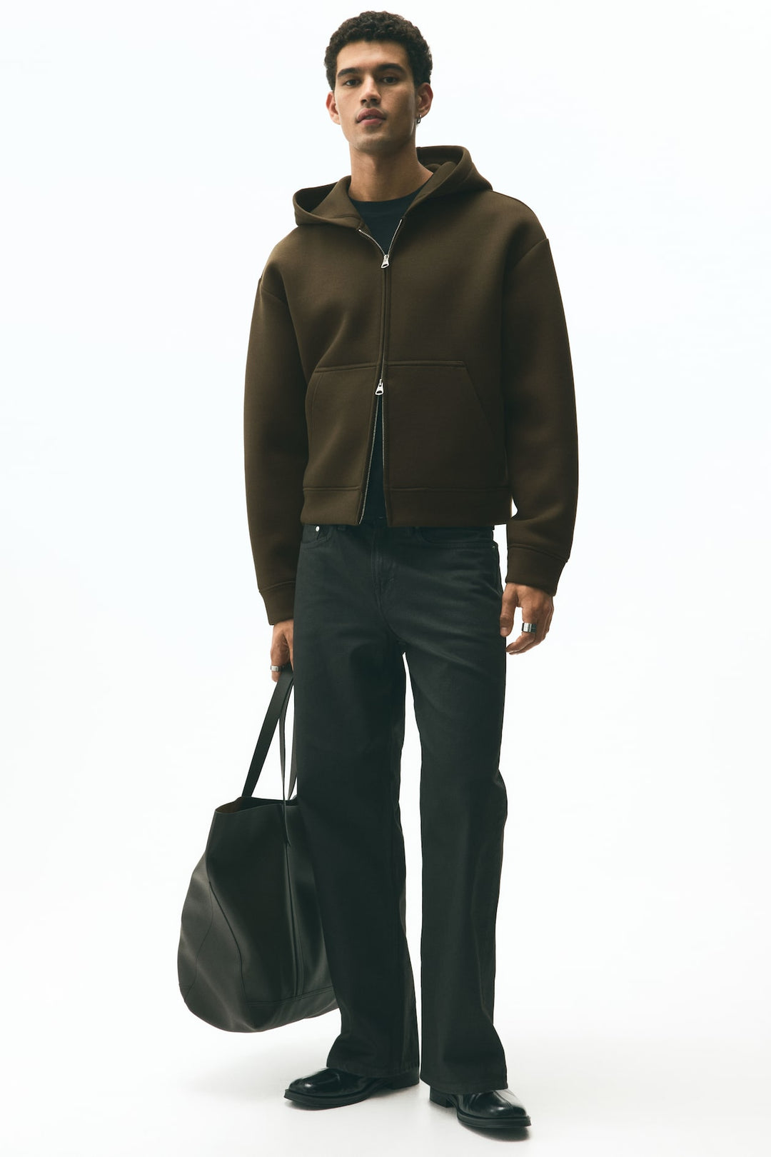 H&M Loose-Fit Hooded Jacket