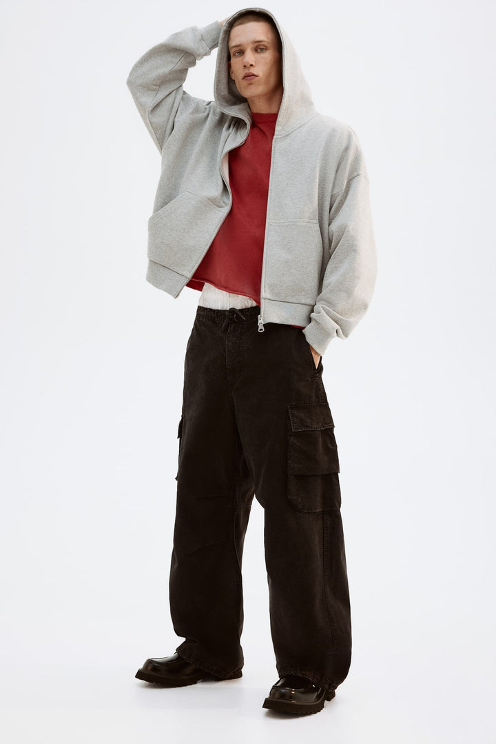 H&M Oversized-Fit Hooded Jacket