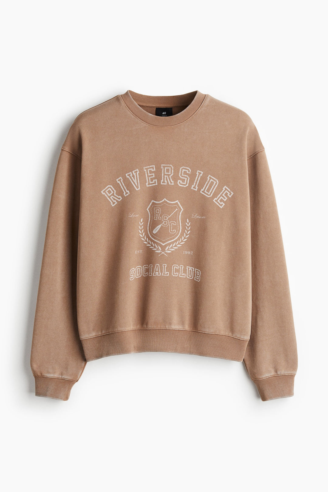 H&M Loose-Fit Printed Sweatshirt