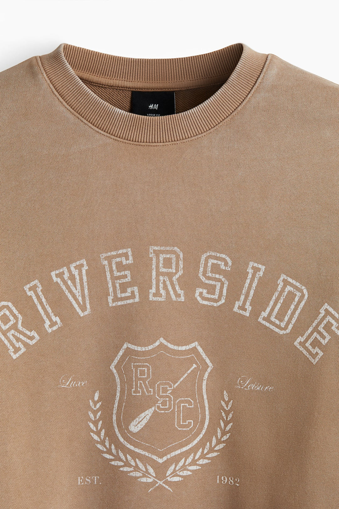 H&M Loose-Fit Printed Sweatshirt