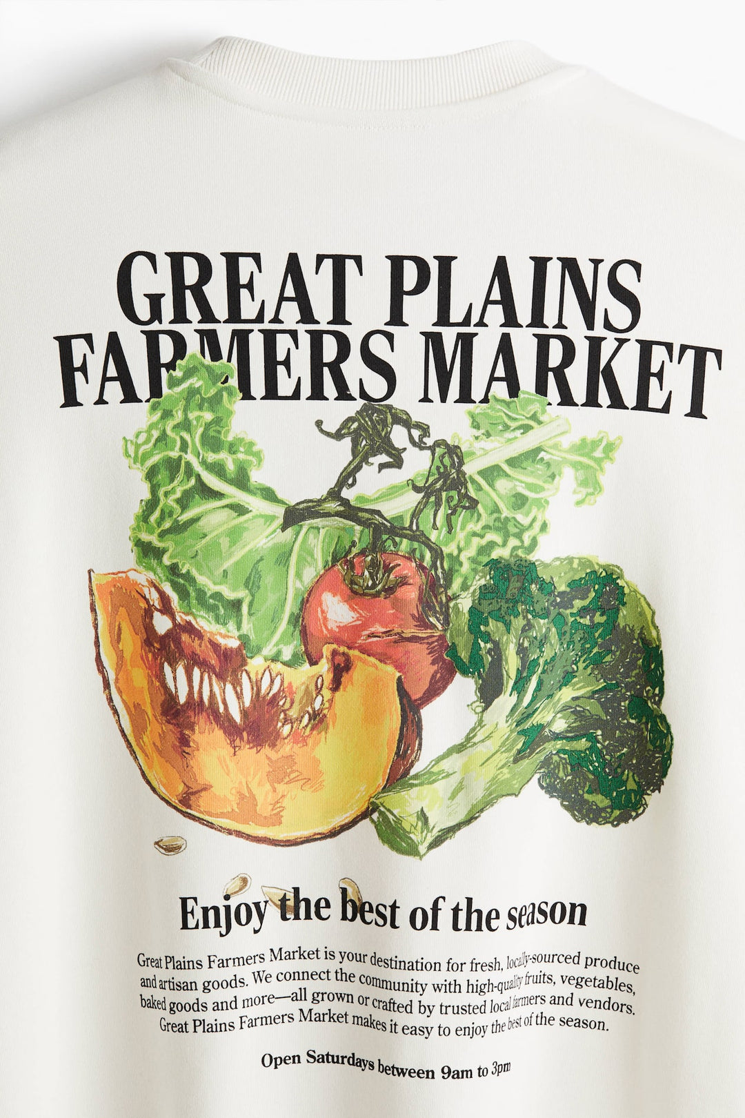 H&M Oversized Fit Printed Sweatshirt