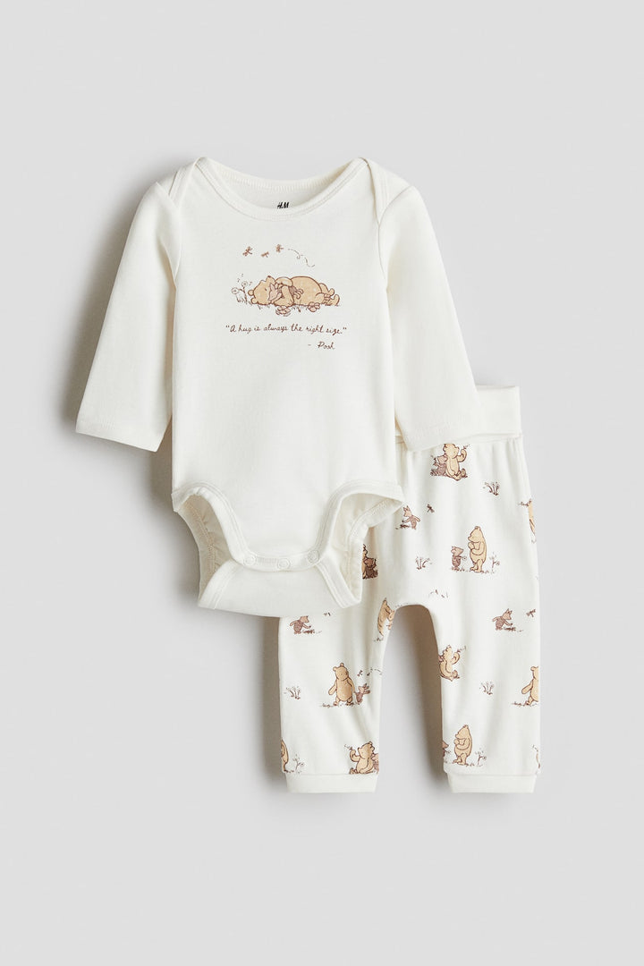 H&M 2-Piece Printed Cotton Set