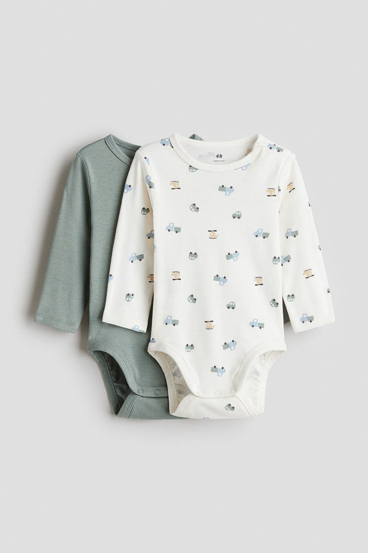 H&M 2-pack Long-sleeved Bodysuits