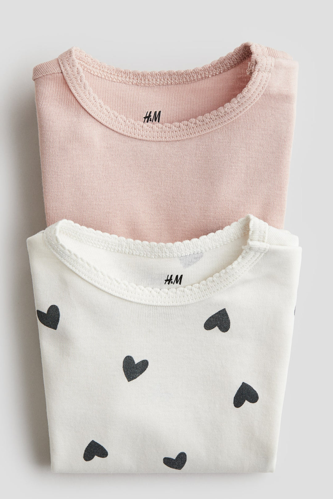 H&M 2-pack Long-sleeved Bodysuits