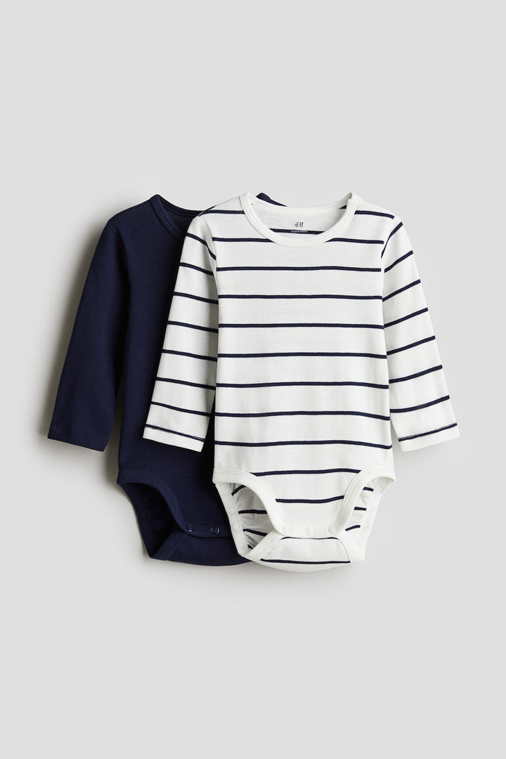 H&M 2-pack Long-sleeved Bodysuits