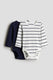 Navy blue/striped