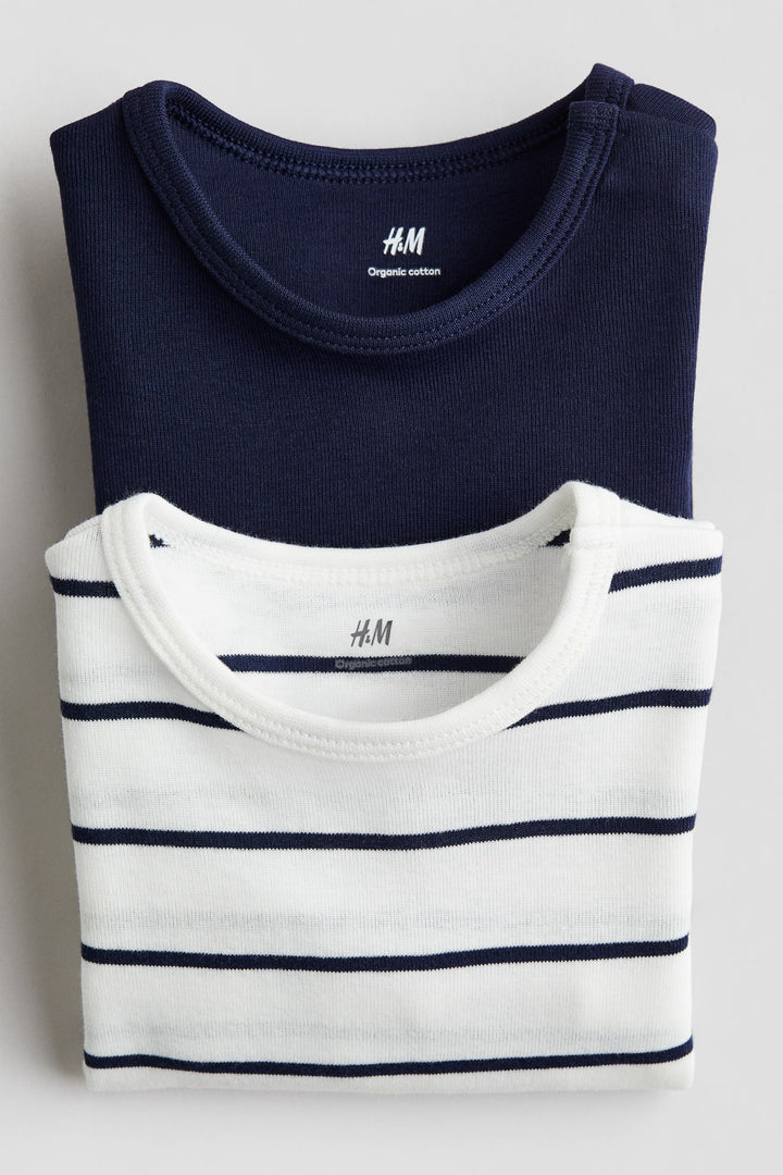 H&M 2-pack Long-sleeved Bodysuits