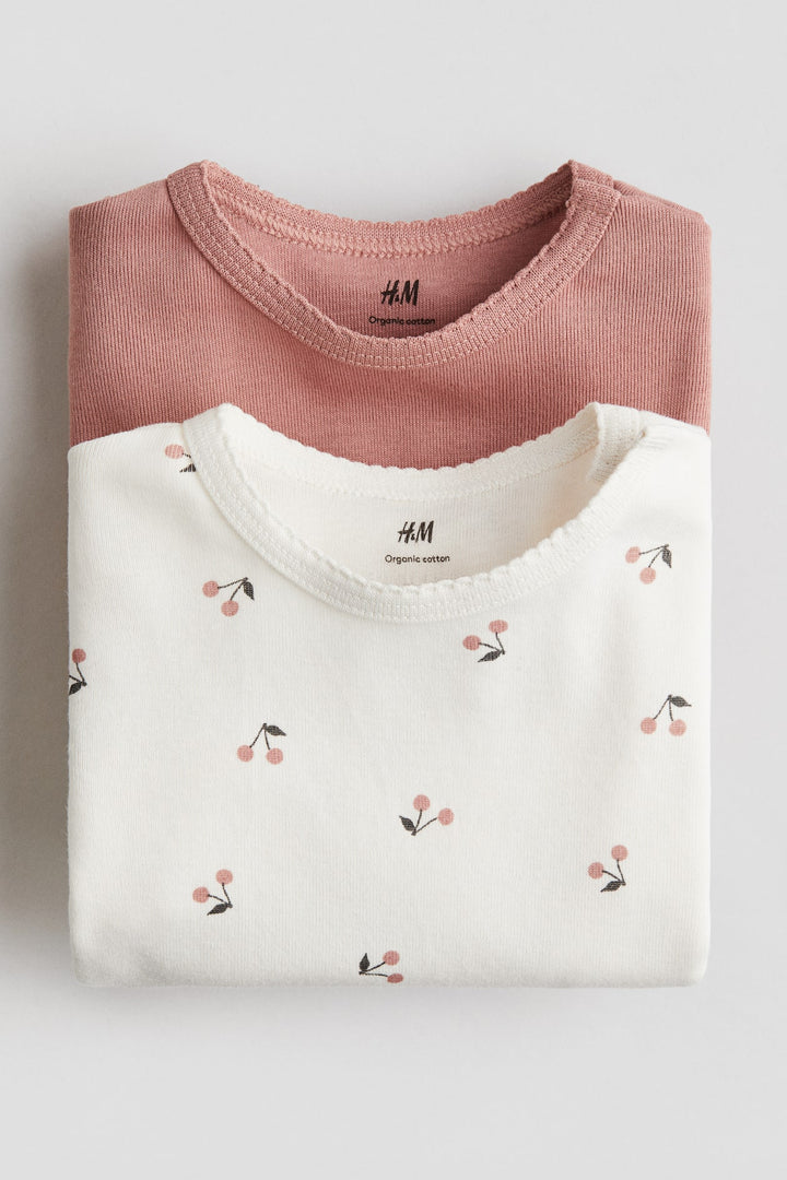 H&M 2-pack Long-sleeved Bodysuits